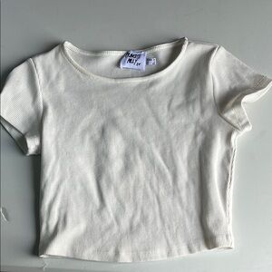Princess Polly White Short Sleeve Tee